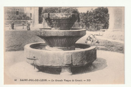 29 . Saint Pol De Léon . La Grande Vasque De Granit - Saint-Pol-de-Léon