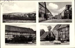 CPA Lippoldshausen Hann. Münden, Dorfstraße, Kriegerdenkmal, Gastwirtschaft Georg Weltemeyer - Hannoversch Muenden