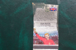 Bobby Moore Matchbox Label  étiquette De Boite Allumettes Great British Achievements Bryant & May Collection - Scatole Di Fiammiferi - Etichette