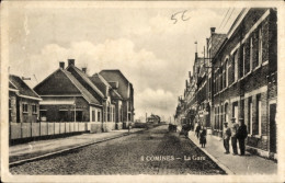 CPA Comines Wallonie Hennegau, La Gare - Autres & Non Classés