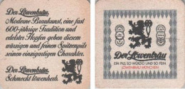 5001794 Bierdeckel Quadratisch - Löwenbräu - Moderne Braukunst - Beer Mats