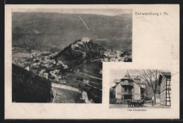 AK Schwarzburg I. Th., Villa Friedrichstal, Ortsansicht  - Autres & Non Classés