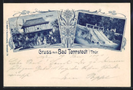 AK Bad Tennstedt /Thür., Kurhaus, Das Grosse Wehr  - Bad Tennstedt