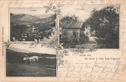 68 Gruss Aus St Anna Rimbach Promenade Vues CPA Timbre Reich Cachet 1905 - Autres & Non Classés