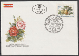 Österreich: 1972, FDC Blankobrief In EF, Mi. Nr. 1394, 2,50 S. Internationaler Kleingärtnerkongress.  ESoStpl. WIEN - Obst & Früchte