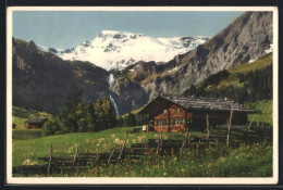 Foto-AK Emanuel Gyger: Adelboden, Wildstrubel, Entschligfälle  - Other & Unclassified