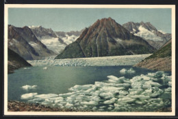 Foto-AK Emanuel Gyger: Märjelensee Am Gr. Aletschgletscher  - Sonstige & Ohne Zuordnung