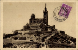 CPA Marseille Bouches Du Rhône, N.-D. De La Garde, Die Basilika - Other & Unclassified