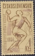 CECOSLOVACCHIA 1964 CAMPIONATO DEL MONDO DI PALLAMANO - Used Stamps