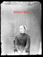 Portrait D'une Jolie Nonne, à Identifier - Plaque De Verre - Taille 88 X 118 Mlls - Plaques De Verre