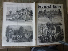 Le Journal Illustré Mai 1870 Chants Dans Les Vosges Troubles De Paris Bois De Vincennes Hôtel Basilewski Chemin De Fer - Riviste - Ante 1900