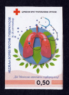 Bosnia Serbia 2023 TBC Red Cross Croix Rouge Rotes Kreuz Tax Charity Surcharge SELF ADHESIVE Stamp MNH - Bosnien-Herzegowina