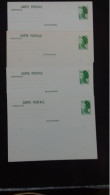 ENTIERS  POSTAUX    N° 2219, 2375, 2424, 2484  -CPI   (LOT) - Letter Cards