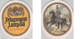 5000051 Bierdeckel Oval Prinzregent Luitpold - Prinz Carl Von Bayern - Bierviltjes