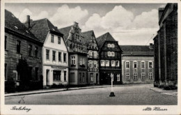 CPA Perleberg In Der Prignitz, Alte Häuser, Fachwerkhaus - Autres & Non Classés