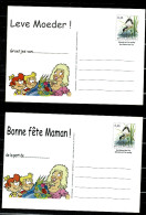 2007 Set 2 Briefkaarten ** : - Leve Moeder - Bonne Fête Maman - Illustrierte Postkarten (1971-2014) [BK]