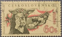 CECOSLOVACCHIA 1964 UNESCO SHAKESPEARE - Used Stamps