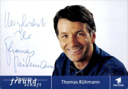 CPA Schauspieler Thomas Rühmann, Portrait, Autogramm, ARD, Serie In Aller Freundschaft - Attori