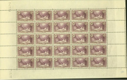 Andorre 1932- Andorre Française- Timbres Neufs. Yvert Nr.: 28 Michel Nr.: 28. Feuille De 25 ... (EB) AR-02965 - Neufs