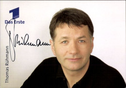 CPA Schauspieler Thomas Rühmann, Portrait, Autogramm, ARD, Serie In Aller Freundschaft - Attori