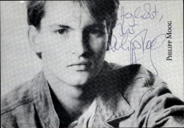 CPA Schauspieler Philipp Moog, Portrait, Autogramm - Attori