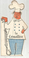 Menu , Découpi , Restaurant LA CREMAILLERE , Rue G. Patin, BEAUVAIS , Illustrateur Robert Ledu, 4 Pages, Frais Fr 1.95 € - Menus