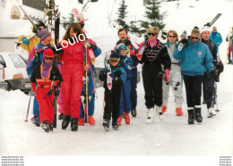 LA PRINCESSE LADY DI DIANA SPENCER AVEC SES 2 ENFANTS AUX SPORTS D'HIVER PHOTO DE PRESSE AGENCE ANGELI 27X18CM R2 - Beroemde Personen