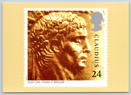 Roman Britian CLAUDIUS PHQ Postcard, Unposted 1993 - Cartes PHQ