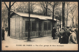 AK Paris, Foire De Paris, Vue D`un Groupe De Deux Boutiques  - Tentoonstellingen