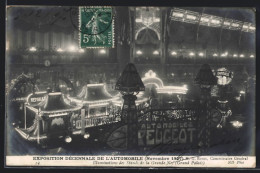 AK Paris, Exposition Decennale De L`automobile 1907, Illuminations Des Stands De La Grande Nef  - Ausstellungen