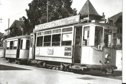 CPM - Suisse - Vaud - Tramway  Terminus De Prilly  Pub Le Cordon Bleu - Prilly