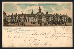 AK Paris, Exposition Universelle 1900, Ausstellung, Palais De L`Education  - Ausstellungen