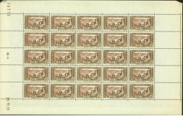 Andorre 1935- Andorre Française- Timbres Neufs. Yvert Nr.: 26 Michel Nr.: 26. Feuille De 25.2ème Tirage.. (EB) AR-02966 - Unused Stamps