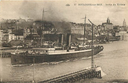 62 - Boulogne Sur Mer - Sortie Di Riviera - Bateaux - Paquebot - Animée - CPA - Voir Scans Recto-Verso - Boulogne Sur Mer