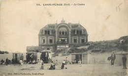 59 - Loon Plage - Le Casino - Animée - Oblitération Ronde De 1915 - CPA - Voir Scans Recto-Verso - Andere & Zonder Classificatie