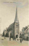 77 - Nemours - Eglise Saint Jean - Animée - Colorisée - CPA - Voir Scans Recto-Verso - Nemours