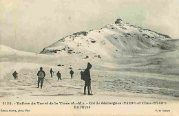 06 - Alpes Maritimes - Vallées Du Var Et De La Tinée - Col De Gialorgues En Hiver - Animée - CPA - Voir Scans Recto-Vers - Andere & Zonder Classificatie