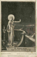 Art - Peinture Religieuse - Sainte Geneviève - CPA - Voir Scans Recto-Verso - Tableaux, Vitraux Et Statues