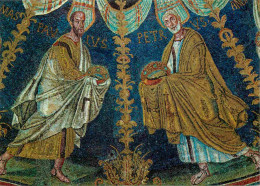 Art - Mosaique Religieuse - Ravenna - Battistero Neoniano - Gli Apostoli Pietro E Paolo - Baptistère Neoniane  - Les Apô - Quadri, Vetrate E Statue