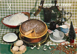 Recettes De Cuisine - Gateau De Savoie - Gastronomie - CPM - Voir Scans Recto-Verso - Recettes (cuisine)