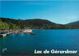 88 - Gérardmer - Le Lac - Les Embarcadères - Vedette - Bateaux - Carte Neuve - CPM - Voir Scans Recto-Verso - Gerardmer