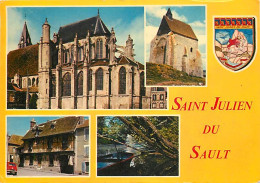 89 - Saint Julien Du Sault - Multivues - Blasons - CPM - Voir Scans Recto-Verso - Saint Julien Du Sault