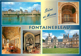 77 - Fontainebleau - Palais De Fontainebleau - Multivues - Flamme Postale De Fontainebleau - CPM - Voir Scans Recto-Vers - Fontainebleau