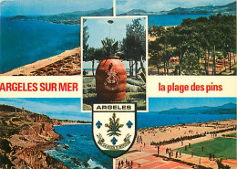 66 - Argelès Sur Mer - La Plage Des Pins - Multivues - Blasons - CPM - Voir Scans Recto-Verso - Argeles Sur Mer