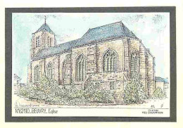 62 - Beuvry - L'Eglise - Peinture De Yves Ducourtioux - Carte Neuve - CPM - Voir Scans Recto-Verso - Beuvry