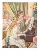 Art - Peinture - Pierre Auguste Renoir - Jeunes Filles Au Piano - CPM - Voir Scans Recto-Verso - Peintures & Tableaux