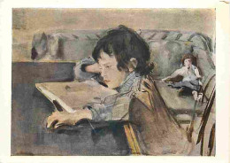 Art - Peinture - Carte Russe - Enfant Dormant - CPM - Voir Scans Recto-Verso - Peintures & Tableaux