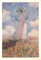 Art - Peinture - Claude Monet - Femme à L'ombrelle - CPM - Voir Scans Recto-Verso - Peintures & Tableaux
