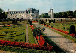 37 - Chenonceau - Le Château Et Ses Jardins - Fleurs - Carte Neuve - CPM - Voir Scans Recto-Verso - Chenonceaux
