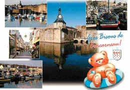 29 - Concarneau - Multivues - Bateaux - Ours En Peluche - Blasons - Voir Scans Recto Verso  - Concarneau